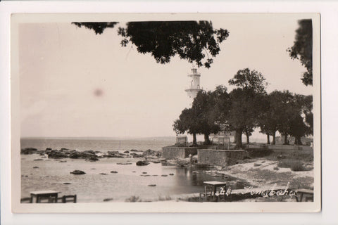 Foreign postcard - Constantinople, Turkey - Fenerbahce / Lighthouse - RPPC - SL2
