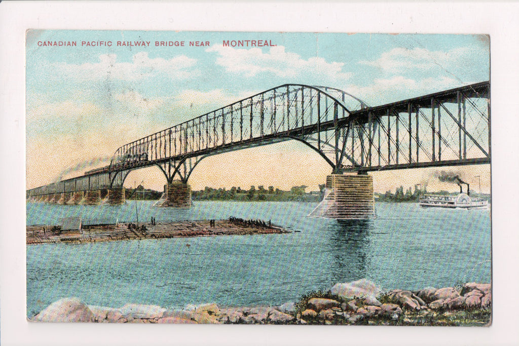 Train - Railroad - Canadian Pacific Railway Bridge near Montreal - T00232