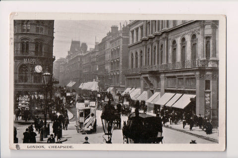 Foreign postcard - Cheapside, London, England - Tuck card - w01098
