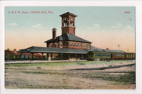 WI, Green Bay - C and N W Depot, train station (ONLY Digital Copy Avail)- C08175