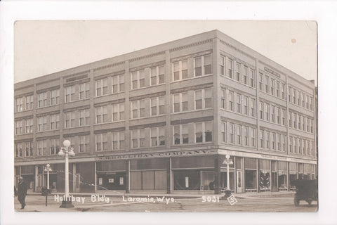 WY, Laramie - Hollibay Building, W H Holliday Co - RPPC - B06062
