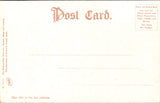 MA, Boston - Blue Hill Reservation bridge, man - 1907 postcard - DG0127