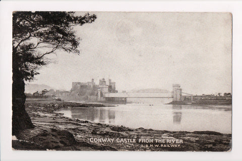 Foreign postcard - Conway, Wales or Conwy, UK - from River - JR0030