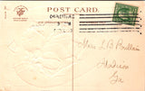 Valentine postcard - To My Valentine - boy popping thru heart - 2K0070