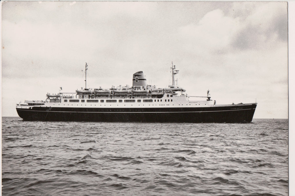 Ship Postcard - STEFAN BATORY, TS/S RPPC postcard - 2k0113