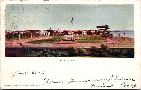 Foreign postcard - MANILA, Philippines Luneta - 2k0256