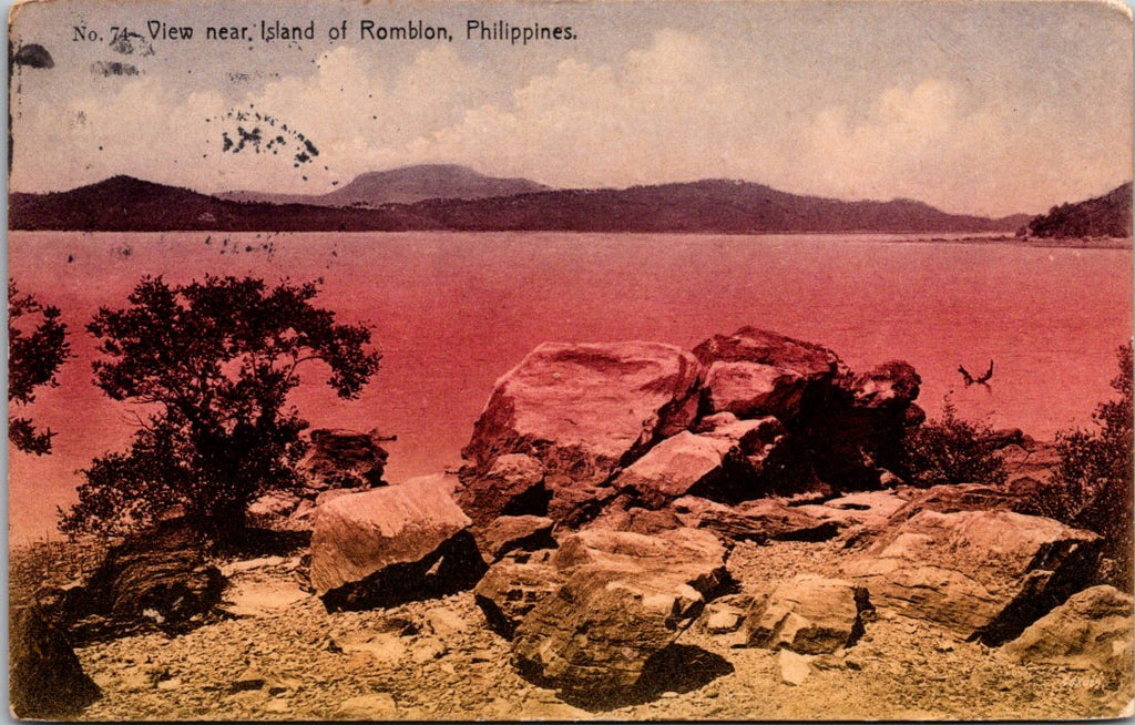 Foreign postcard - ROMBLON, Philippines - view near Island of - 2k0312