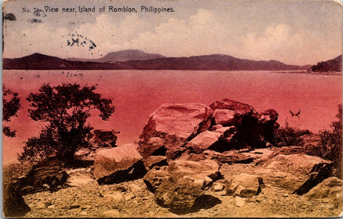 Foreign postcard - ROMBLON, Philippines - view near Island of - 2k0312