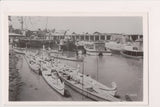 Foreign postcard - BASRA, Iraq - boats and land area RPPC - 2K0359