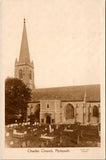 Foreign postcard - PLYMOUTH, England - Charles Church RPPC - 2k0388