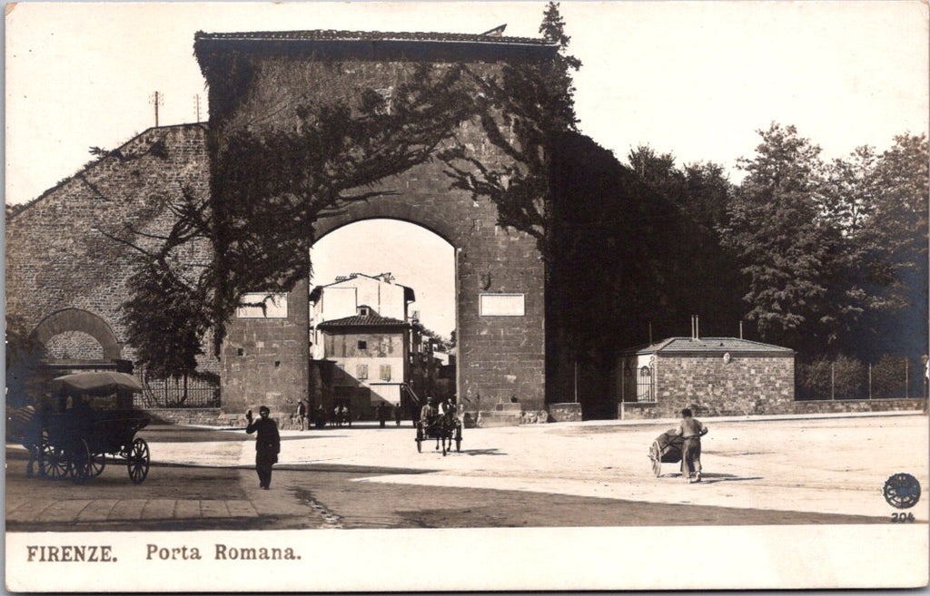 Foreign postcard - FIRENZE, Italy - Porta Romana, Florence RPPC - 2k0392