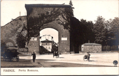 Foreign postcard - FIRENZE, Italy - Porta Romana, Florence RPPC - 2k0392
