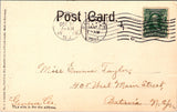 NY, NEW YORK CITY - Broadway, City Hall Park - Geo Hall & Son postcard - 2k0433
