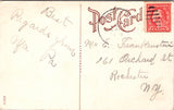 NY, BYRON - The Pond and buildings close up postcard - 2k0534