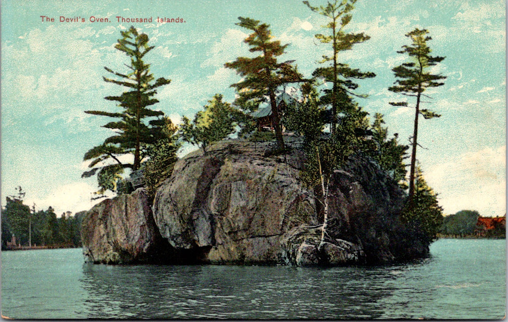 NY, THOUSAND ISLANDS - Devils Oven close up postcard - 2k0650