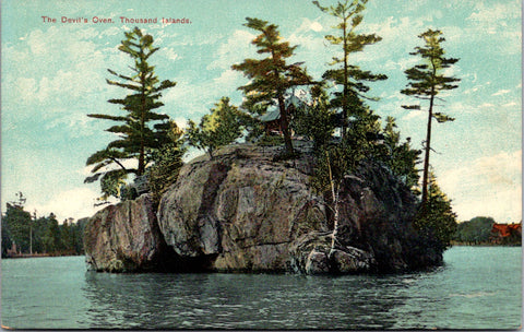 NY, Thousand Islands - Devils Oven close up postcard - 2k0650