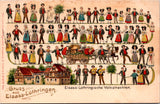 Foreign postcard - ALSACE, Germany Gruss Aus, Elsass-Lothringen - 2k0661