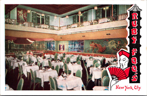 NY, NEW YORK CITY - Ruby Foos restaurant postcard - 2k0684