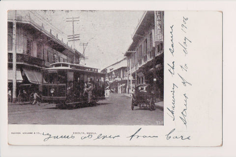 Foreign postcard - MANILA, Philippines - Escolta St @1906 - 2K1159