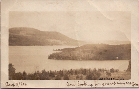 Canada - NORTH HARTLEY, QUE - Lake Massawippi and land RPPC - 2k1291