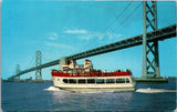 Ship Postcard - HARBOR QUEEN, MS sight-seeing boat postcard- 2k1352