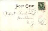 NY, SAMS POINT - structure, people - Barton & Spooner pub postcard - 2k1644