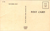 CA, FORT BRAGG - street scene with building signs postcard - 2k1660