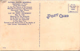 NY, LAKE GEORGE - Father Jogues Memorial closeup postcard - 2k1664
