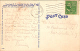 NY, LAKE GEORGE - Twin Pines on trout lake, buildings postcard - 2k1665