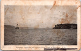 NY, TARRYTOWN - Lighthouse and Hudson River (original SOLD) 2k0500