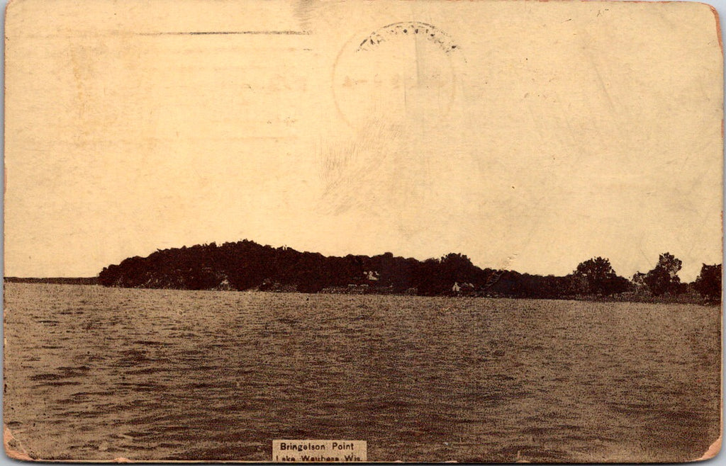 WI, Lake Waubesa - Bringelson Point - MacFarland, WI DPO 3 cancel postcard - 2k0