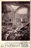 CA, SAN FRANCISCO - Memorial Church interior after quake - 1906 postcard - 2k085