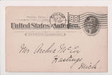 IL, CHICAGO - North Western Wire Mattress Co (1898) - Postal Card - 2k0922
