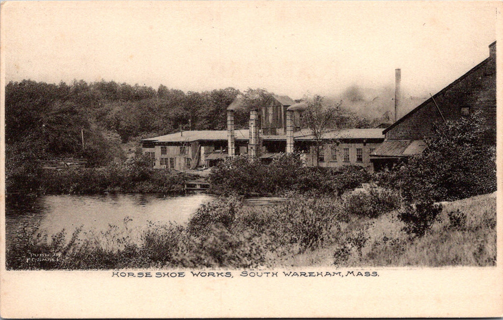 MA, SOUTH WAREHAM - Horse Shoe Works building - F C Small postcard - 2k1481