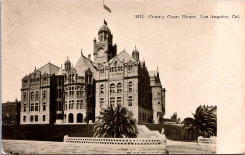 CA, LOS ANGELES - County Court House - Oscar Newman Pub postcard - 400025