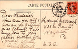 Foreign postcard - VICHY, France people fishing incl girl in white dress - 400216