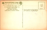 NJ, BELLMAWR - Monticello Motor Lodge, restaurant, Lounge postcard - 405016