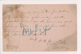 PA, PITTSBURG - 1897 Postal Card, Flag killer with a 1 in it - 405195