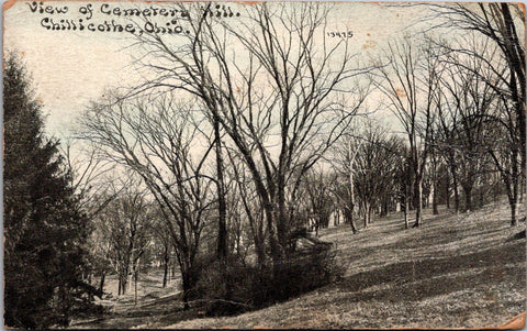 OH, Chillicothe - Cemetery Hill - 1912 Col & Norfolk RPO, WD, RMS - 500065