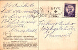 Ship Postcard - MATSONIA close up with Stats - 1960 postcard - 500175