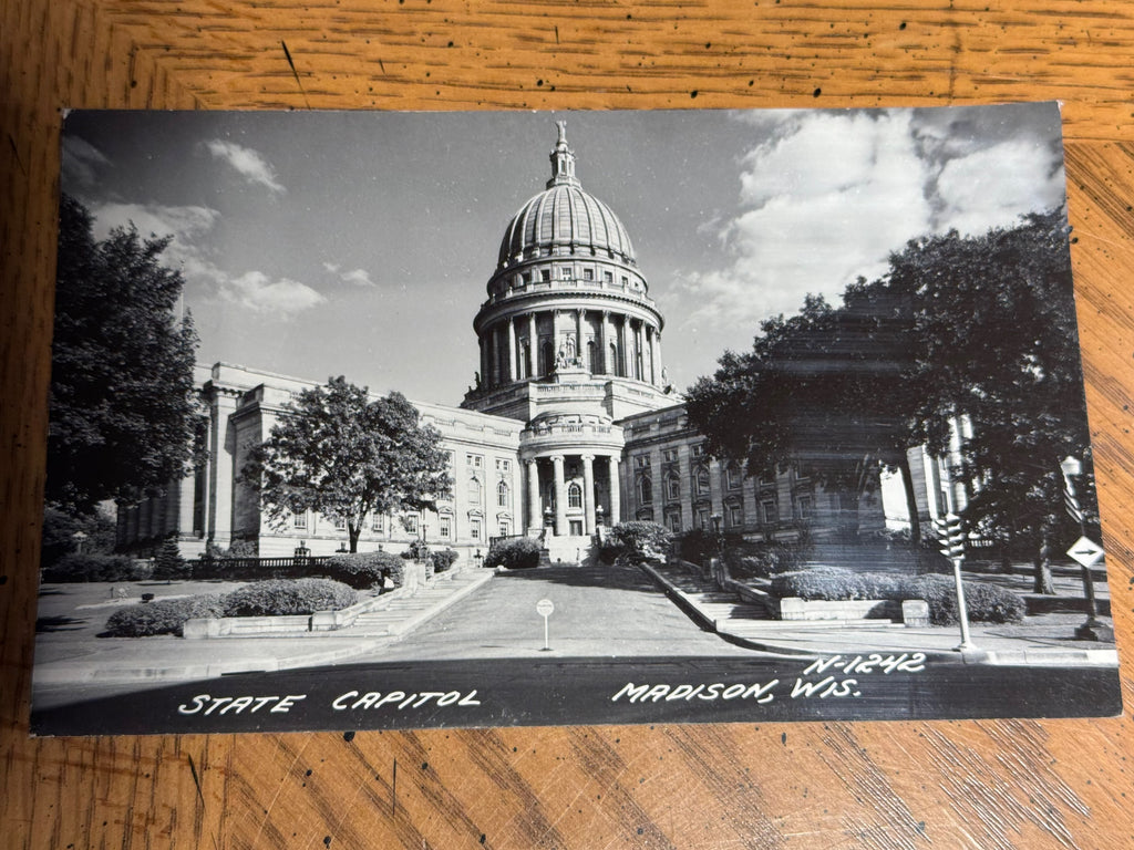 WI, MADISON - State Capitol - RPPC postcard - 500641