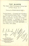 NY, LITTLE FALLS - The Manor restaurant, John Dedla Host postcard - 605030