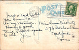 MA, NANTASKET BEACH - shoreline and buildings - 1922 postcard - 606028