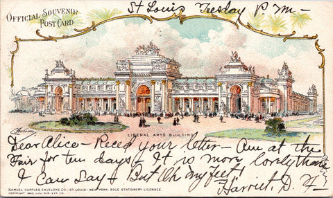 MO, St Louis - Worlds Fair - Liberal Arts bldg - 1904 postcard - 606208