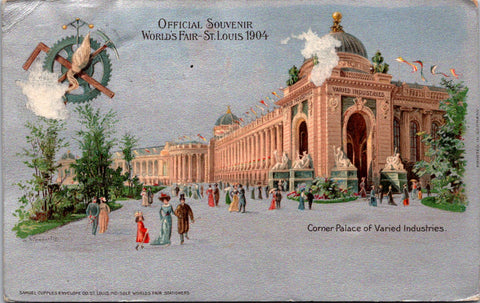 MO, St Louis - Worlds Fair 1904 - Varied Industries bldg postcard - 606212