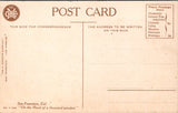 CA, SAN FRANCISCO - Fort Point, lighthouse and view from Golden Gate postcard -