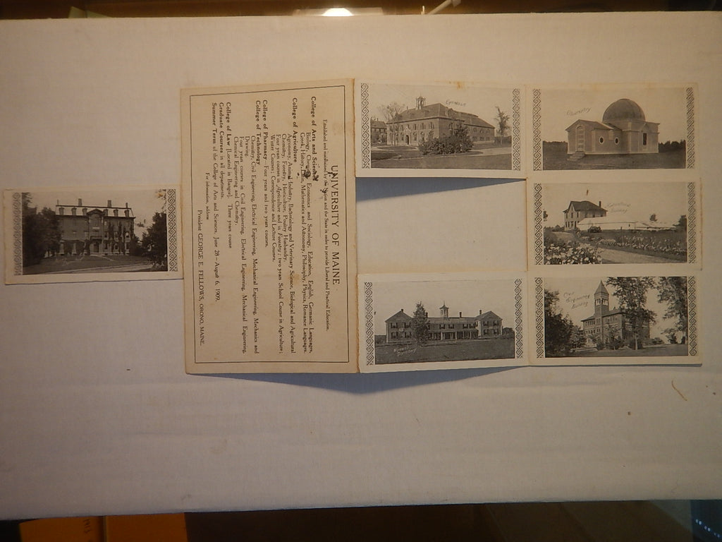 ME, ORONO - University of Maine - RARE 12 small views @1909 - 800289