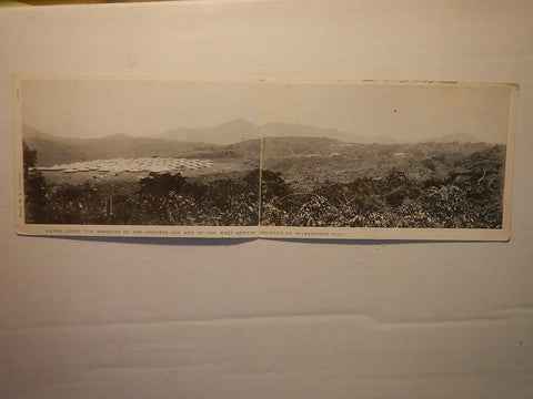 Foreign postcard - SIERRA LEONE, WEST AFRICA - panorama military camp (original SOLD) 800536