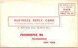 NY, POUGHKEEPSIE - Poughkeepsie Inn advertising card postcard - 800640