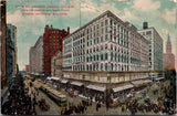 IL, CHICAGO - Mandel Bros Bldg, typed note from same postcard - 800672